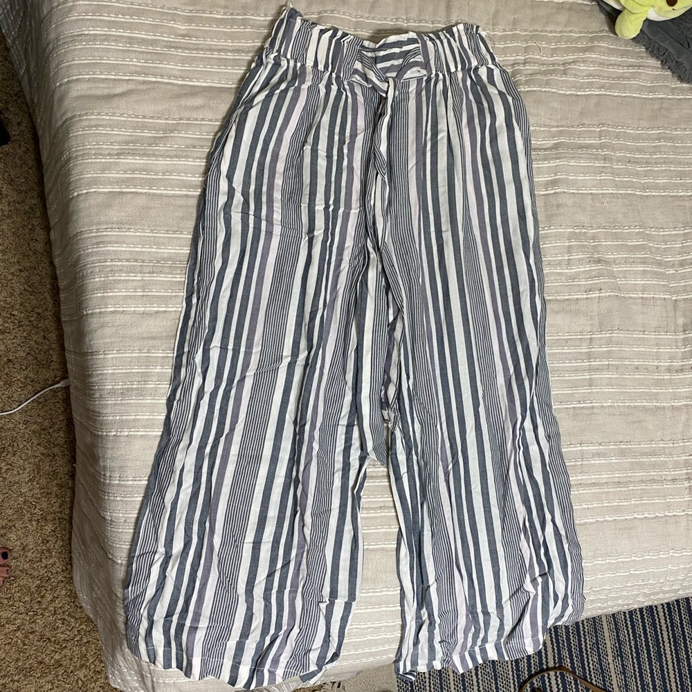 Striped Flowy Pants